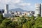 View of Kitakyushu city from Kokura castle top floor