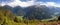 View from Kitzbuheler Alpen to Hohe Tauern Austrian Alps