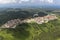 View of Koc University, from helicopter. Koc University, Rumeli feneri Campus Sariyer in Istanbul