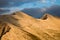 View of Koncheto saddle in Pirin Mountains