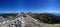 View from Koncheto towards the southeast, with the peaks Kutelo and Vihren. Pirin Mountin