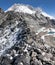 View from kongma la pass to mount Lhotse and Nuptse