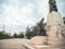 View from the Kossuth Statue in Debrecen to the Grand Hotel Aranybika