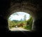 View through the Kotagala Road Tunnel, Hatton-Nuwara Eliya Road, Sri Lanka.