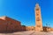 view of Koutoubia mosque against sky in the morning