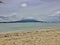 View of Krakatoa Mountain from the beach