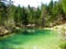 View of Kreda lake near Mojstrana in Gorenjska, Slovenia