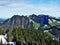 View of the Kronberg Mountain from Schwagalp pass