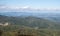 View from Kruhly Wierch hill on Polonina Carynska in autumn Bieszczady mountains in Poland