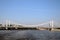 View of Krymsky bridge in Moscow. Color photo