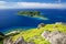 View of Kuata Island from Vatuvula Volcano on Wayaseva Island, Yasawas, Fiji