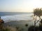 The view of Kukup beach at Jogjakarta on the sunset