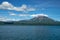 View from the Kuril lake to the Ilyinsky volcano