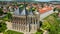 View of Kutna Hora with Saint Barbara`s Church that is a UNESCO world heritage site, Czech Republic. Historic center of Kutna Hor