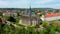 View of Kutna Hora with Saint Barbara`s Church that is a UNESCO world heritage site, Czech Republic. Historic center of Kutna Hor