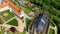 View of Kutna Hora with Saint Barbara`s Church that is a UNESCO world heritage site, Czech Republic. Historic center of Kutna Hor