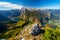 View on KÃ¶nigssee lake from Jenner mountain during autumn, Berchtesgaden, Bavaria, Germany