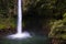 View of the La Fortuna Waterfall in Costa Rica, Central America