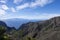 View on La Gomera island from Rural de Teno park on Tenerife, Canary islands, Spain