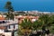 View on La Orotava village from the top hill