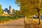 View of La Rochepot Castle,  in Burgundy, France