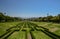 View of the labyrinth of Eduardo VII park and gardens, the largest park in the center of Lisbon, prolonging the main avenue