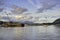 View of Ladysmith marina at sunset, taken in Vancouver Island, B