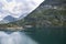 View of Lago Bianco and Lago Nero from Bernina pass