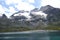 View of Lago Bianco and Lago Nero from Bernina pass