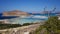 View of the lagoon Ballos(Balos) and the island Gramvousa