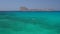 View of the lagoon Ballos Balos and the island Gramvousa, Crete, Greece