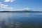 View of the Lagoon and the mountain from the boat