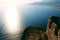 View of the lagoon from the observation deck in Alanya Castle Alanya, Turkey