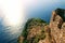 View of the lagoon from the observation deck in Alanya Castle Alanya, Turkey