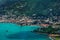 View on the lagoon / port Charlotte Amalie in Saint Thomas.