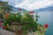 View of Lake Como from the shore of Lenno.