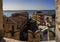 View on Lake Garda and Sirmione Old city in Italy