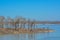 The view of Lake Hugo at Klamichi Park Recreation Area in Sawyer, Oklahoma