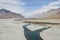 View of lake in Hunder village, Leh