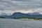 View of Lake Lucerne and stunning view of Alps mountain covered with snow in Switzerland