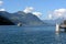 View of Lake Lucerne at sunrise