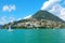 View from lake of Lugano