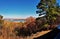 View of lake Maumelle from one of the the viewing decks of Pinnacle mountain state park