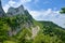 View from Lake Mittersee to the Spinnerin mountain 1725m