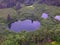 View of a lake from Mt Alyeska, Alaska