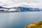 View of a lake near Wanaka in Southern Lakes, New Zealand