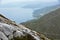 A view on the Lake Ohrid from Galicica mountain, Macedonia