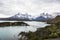 View on Lake Pehoe and Cerro Paine Grande