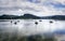 View on a lake in Plockton village in Highlands, Scotland