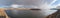 View of Lake Umayo from Sillustani hill near Puno, Peru